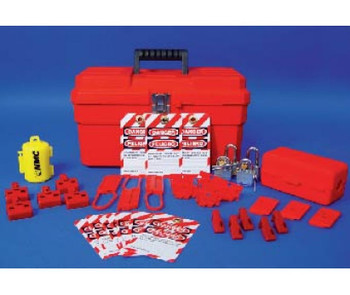 Bilingual Electrical Starter Kit - Electrical Lockout Starter Kit Tool Box With Contents - SKEBBI