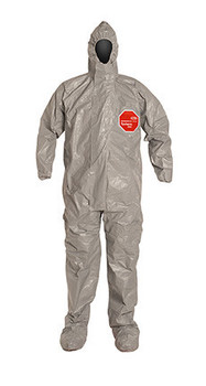 DuPont Tychem 6000 Gray Coverall - TF169T GY TV