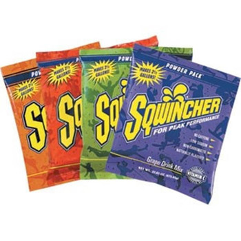 Sqwincher Regular Powder Packs, 23.83 oz Packs, 2.5 gal Yield, Mixed Berry, 32/Case - 016048