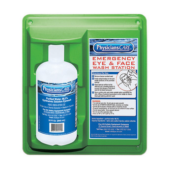 Eyewash Station, Single Bottle, 32 oz, 1/Each - 24-202
