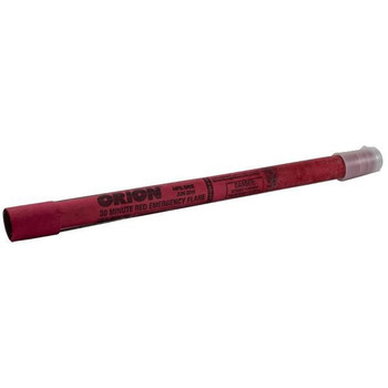 Orion Red Safety Flares, 20-Minute w/ Spike, 72/Case - 2720