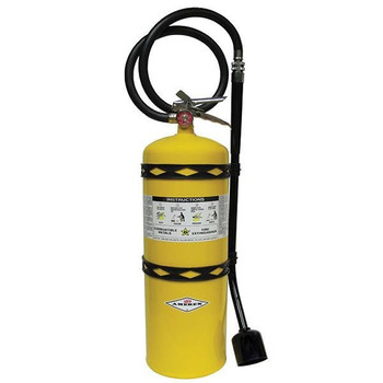 Amerex 30 lb Sodium Chloride Fire Extinguisher w/ Brass Valve & Wall Hook - 570