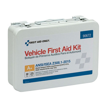 25-Person ANSI A+ Vehicle First Aid Kit - 90672