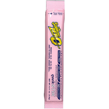 Sqwincher Qwik Stik Zero Sugar Free Single Serve 20 oz Yield Packs - Strawberry Lemonade - 50/Bag - 060099