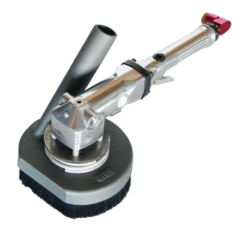 Aargo Heavy Duty 5 inch Air Powered Right Angle Sander Kit with Dust Collection Attachment - 904058