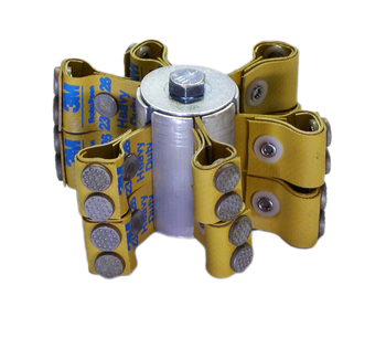 Aargo Heavy Duty 2 inch Rotopeen Flap Holder Assembly (with Flaps) - 805006