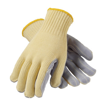 PIP Kut Gard Kevlar Glove with Cowhide Leather Palm - Medium Weight - 09-K300LP