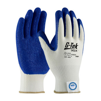 PIP G-Tek Seamless Knit Dyneema Diamond Blended Glove with Latex Coated Crinkle Grip on Palm & Fingers - Light Weight - 19-D315
