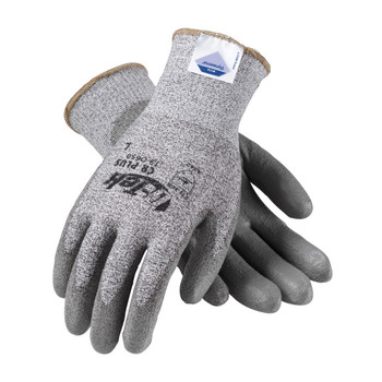 PIP G-Tek Seamless Knit PolyKor Blended Glove with Polyurethane Coated Smooth Grip on Palm & Fingers - 19-D650