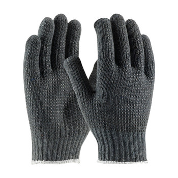 PIP Seamless Knit Cotton / Polyester Glove with Double-Sided PVC Dot Grip - 7 Gauge - 37-C500PDD