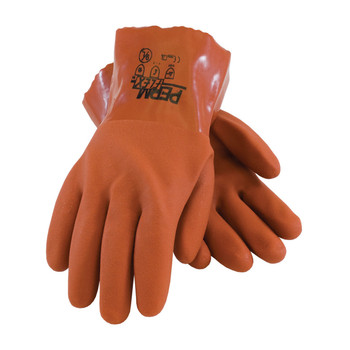PIP PermFlex Cold Resistant PVC Glove with Seamless Liner and Rough Coating - 10" - 58-8650
