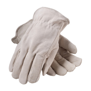 PIP Premium Grade Split Cowhide Leather Glove with Fleece Pile Lining - Keystone Thumb - 77-289