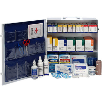 3-Shelf, 100-Person ANSI B+ First Aid Station  - 90575