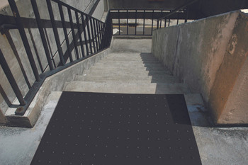 UltraTech ADA Pads - 2' x 2' - Surface Mount (Retrofit) Black - 0756