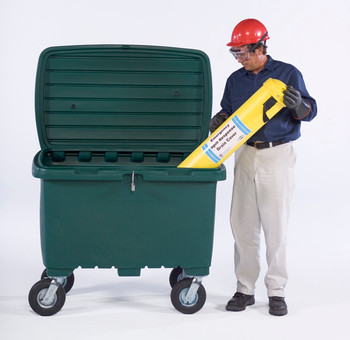 UltraTech Utility Box - 15 cubic foot capacity -  8" pneumatic wheels - Forest Green - 0866