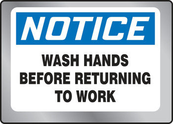 STAINLESS STEEL SIGNS Full Color 7" x 10" 1/Each - MSTL816