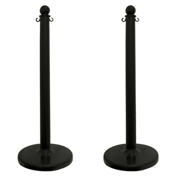 Medium Duty Stanchion Posts Safety green 6/Pack - PRC207GN