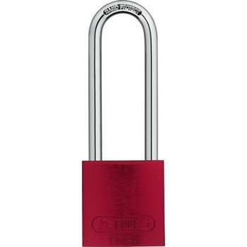 Abus Aluminum 3" Shackle Lock Red KD - 4075KDRD - 1/EA