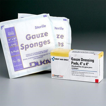 Gauze Pads, 4" x 4", 4/Box - B207AC