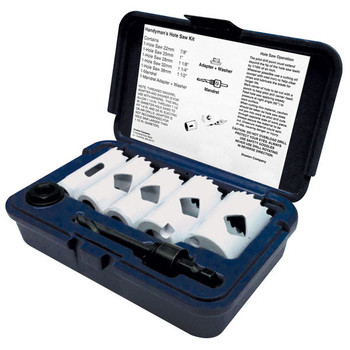 Disston Blu-Mol Bi-Metal Handyman's 7-Piece Hole Saw Kit - E0103111DT