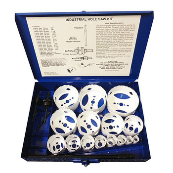 Disston Blu-Mol Xtreme Bi-Metal Industrial 20-Piece Hole Saw Kit - E0212171DT