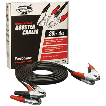 Southwire Commercial Grade Booster Cable, 4 ga, 20', 1/Pair - FWD87600108SW