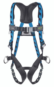 Miller AirCore Steel Hardware Blue Harness w/Side D-Rings - Universal (Large/XL) - AC-TB-D/UBL