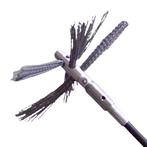 Nikro 12" Round Silica Carbide Button Brush - 862055