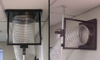 Nikro 12" Adjustable Wall and Ceiling Mounting Flange - 860432