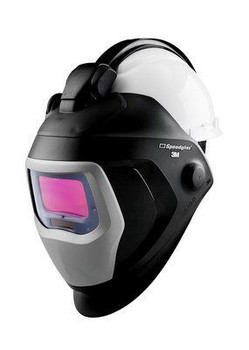 3M Speedglas Welding Helmet 9100 QR - 06-0100-20QR - with Auto-Darkening Filter 9100X and Hardhat - H-701R