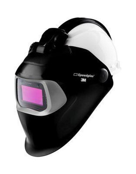 3M Speedglas Welding Helmet 100 QR - 07-0012-31BL-QR - with Auto-Darkening Filter 100V and Hardhat - H-701R