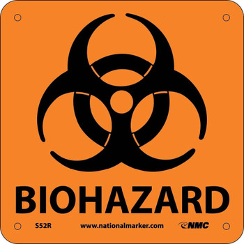 Biohazard (W/ Graphic) - 7X7 - Rigid Plastic - S52R