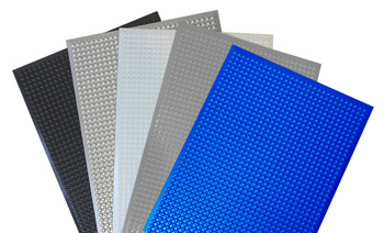 Ergomat Infinity Bubble Black ESD Anti-Fatigue Mat - 4'x14'