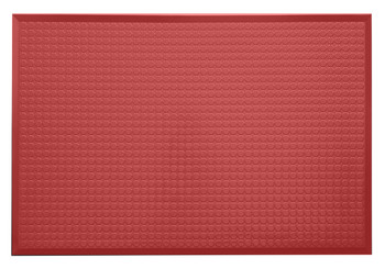 Ergomat Infinity Smooth Red Anti-Fatigue Mat - 4'x24'