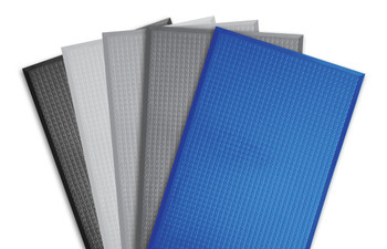 Ergomat Infinity Smooth Blue ESD Anti-Fatigue Mat - 4'x16'