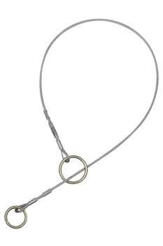 FallTech 6' Cable Pass-through Sling Anchor with Vinyl Coated Galvanized Steel Cable - 7428