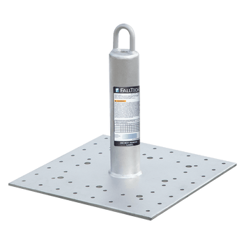 FallTech 12" Post Anchor with Welded-eye for Wood Concrete and Steel - 78012WCSWE