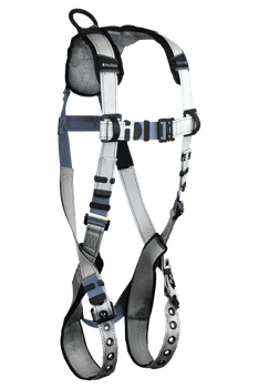 FallTech FlowTech LTE 1D Standard Non-belted Harness Tongue Buckle Leg Adjustment - Large - 7086BL