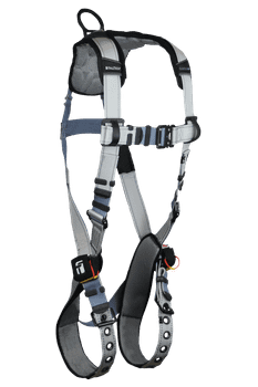 FallTech FlowTech LTE 1D Standard Non-belted Harness Tongue Buckle Leg Adjustment Suspension Trauma Relief System - Extra-Large - 7086BRXL