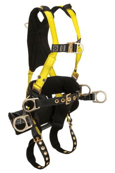 FallTech Journeyman 6D Tower Climber Harness Removable Suspension and Positioning Seat - Small - 7048S