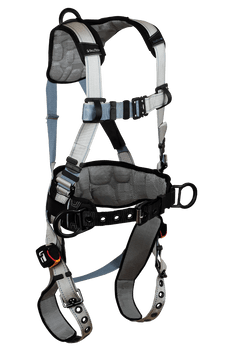 FallTech FlowTech LTE 3D Construction Belted Harness Tongue Buckle Leg Adjustment Suspension Trauma Relief System - Extra-Large - 7088BRXL