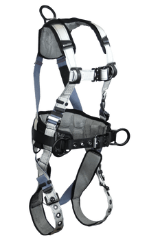 FallTech FlowTech LTE 4D Construction Climbing Harness Tongue Buckle Leg Adjustment - Extra-Large - 7088BFDXL