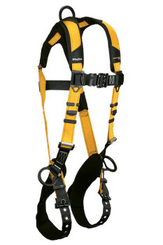 FallTech Journeyman Flex Aluminum 3D Standard Non-belted Harness Tongue Buckle Leg Adjustment - Universal - 7023B