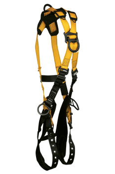 FallTech Journeyman Flex Aluminum 4D Cross-over Climbing Harness - Extra-Large - 7029BXL