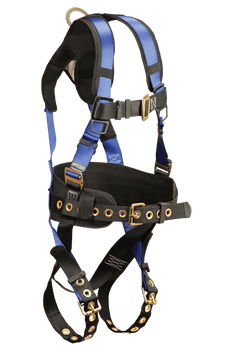 FallTech Contractor+ 1D Construction Belted Harness - Small/Medium - 7074BSM