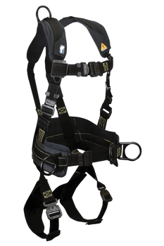 FallTech Arc Flash Nomex 3D Construction Belted Harness Overmolded Quick Connect Adjustments - Extra-Large - 8073QCXL