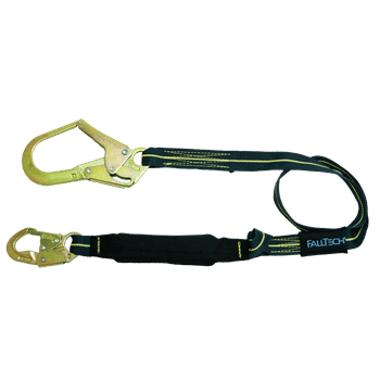 FallTech 6' WeldTech Kevlar Energy Absorbing Lanyard Single-leg with Steel Connectors - 82423