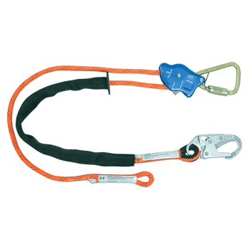 FallTech 6.5' Tower Climber Rope Positioning Lanyard with Aluminum Adjuster - 8165B65