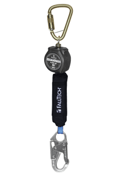 FallTech 6' Mini Personal SRL with Steel Snap Hook Includes Steel Dorsal Connecting Carabiner - 72706SB1