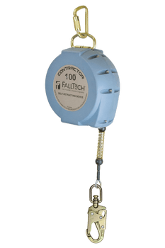 FallTech Contractor SRL with 100' Galvanized Cable and Anchorage Carabiner - 7276100